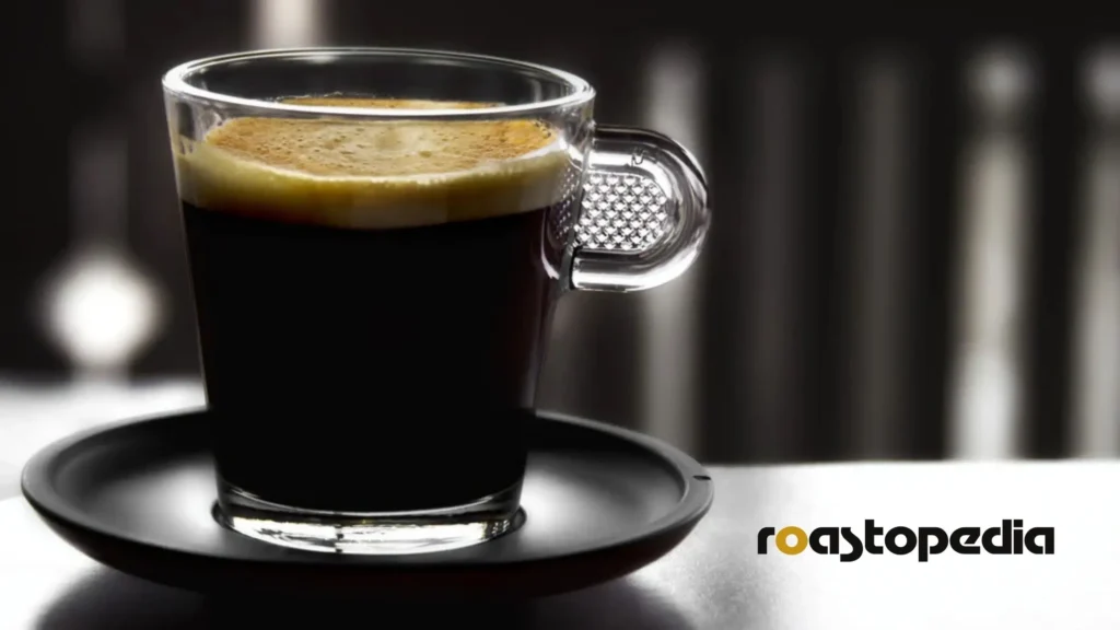 black eye coffee in a cup, ready for drinking