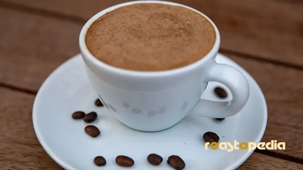 a cup filled with Menengiç Kahvesi coffee