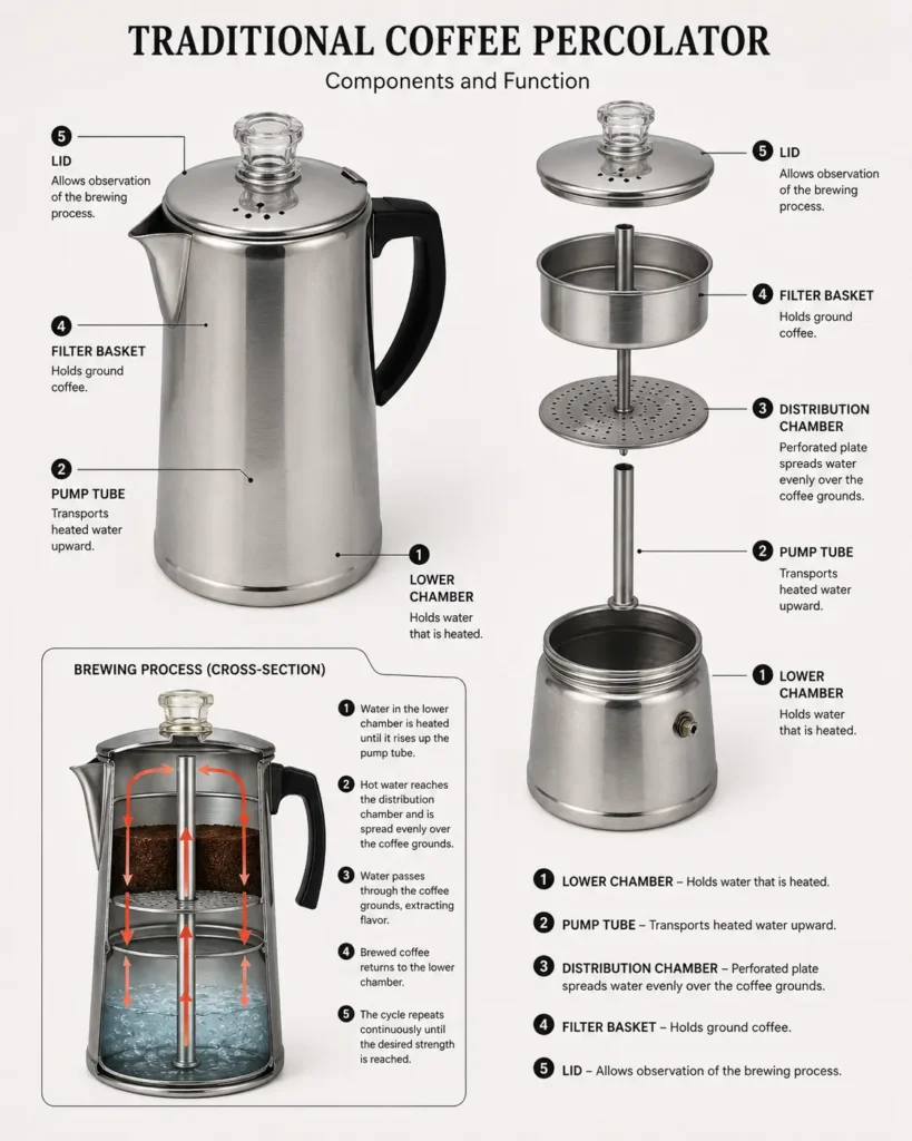 Percolator 1 percolator