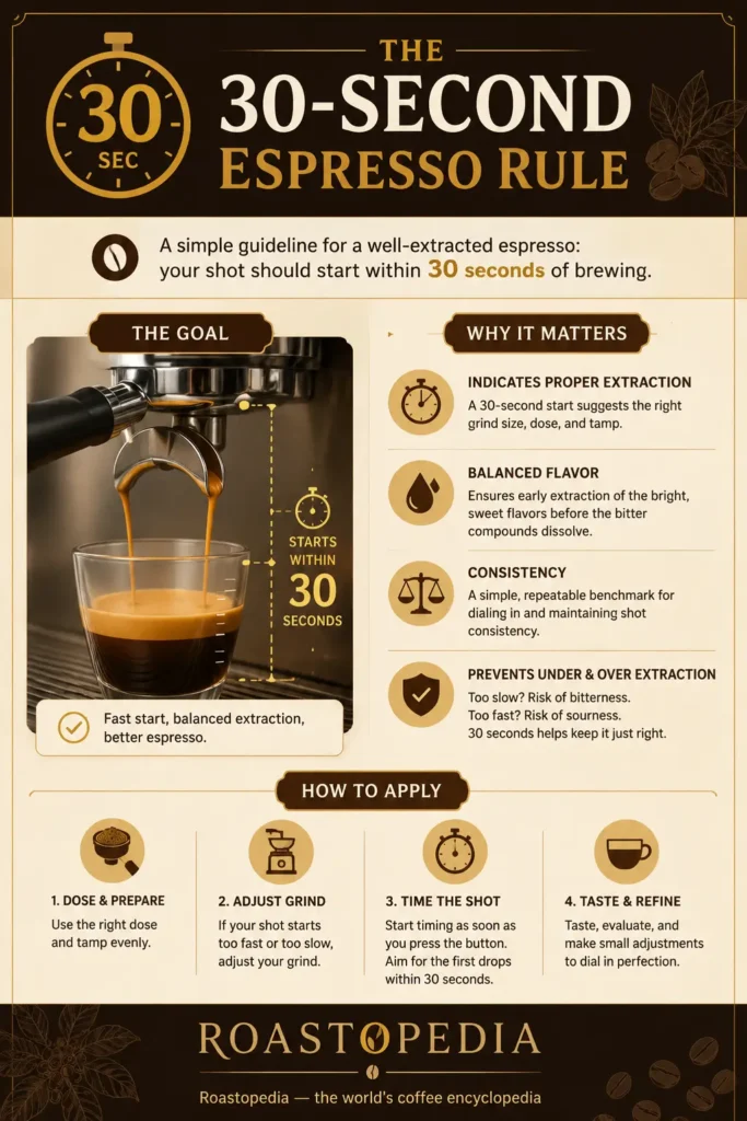 30-Second Espresso Rule