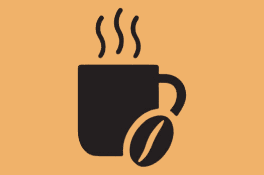 hot coffee cup with coffee bean icon silhouette a white background vector 1 removebg preview