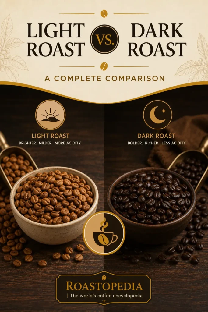 Light Roast vs. Dark Roast: A Complete Comparison 2 Light Roast vs. Dark Roast